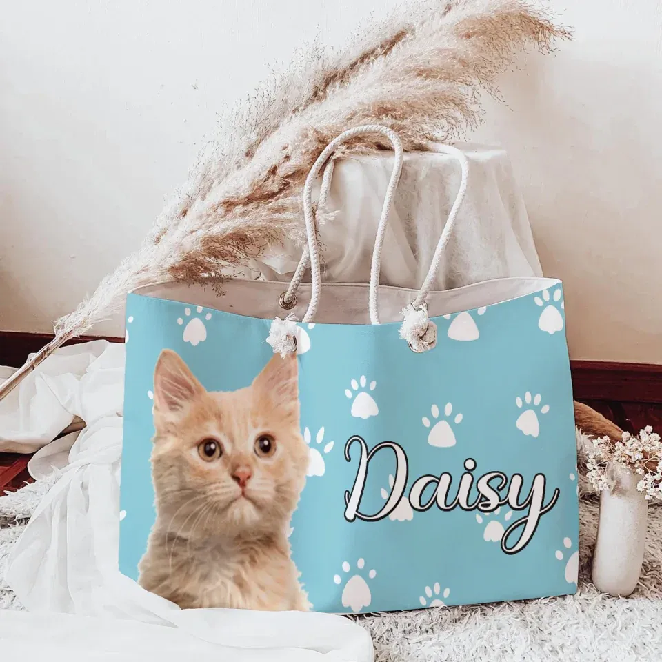 Custom Cat Paw Weekender Bag