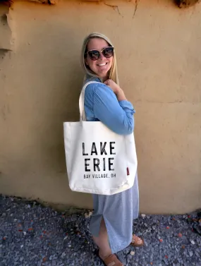 Custom Lake Name Tote Bag