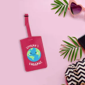 Customized Travel Tag for Kids with Name PU Leather Tags