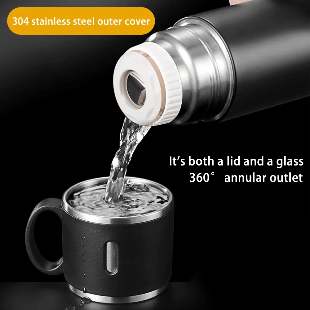 Double Layer Flask Mug C15-8-1 Grey - Shop Now For Best Deals