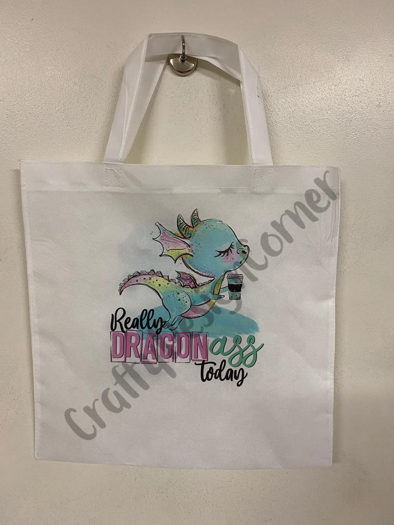 Double Sided Eco Friendly Really Dragon A Tote Sack