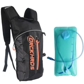 DRCKHROS DH115 Outdoor Running Sports Cycling Water Bag Backpack, Color: Black Orange Water Bag