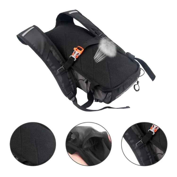 DRCKHROS DH115 Outdoor Running Sports Cycling Water Bag Backpack, Color: Black Orange Water Bag