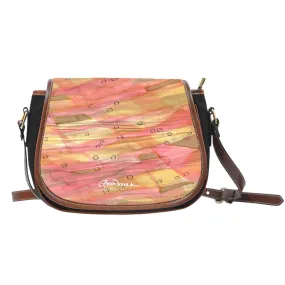 Dreamy Floral Saddle Shoulder Bag