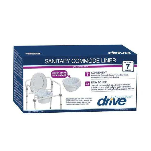 Drive Medical Commode Pail Liner - Pack of 42