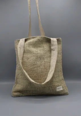 Earthy Natural Hemp Tote Bag