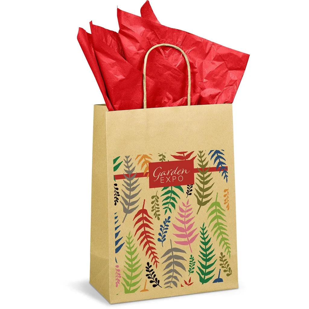 Ecological Digital Print Midi Paper Gift Bag 150gsm