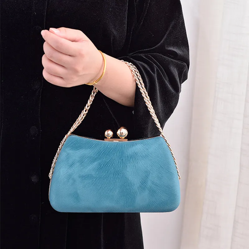 Elegant Chain Crossbody Shoulder Bag - Luxury Women’s Handbag for Parties