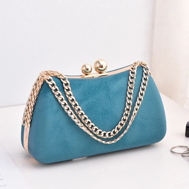 Elegant Chain Crossbody Shoulder Bag - Luxury Women’s Handbag for Parties