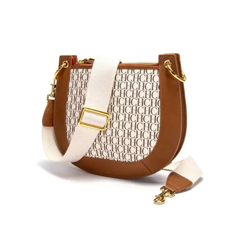 Fashion Simple Retro Women's New Crossbody Bag Letter Decoration Commuter Office Occasion Women's Hand Shoulder Bag