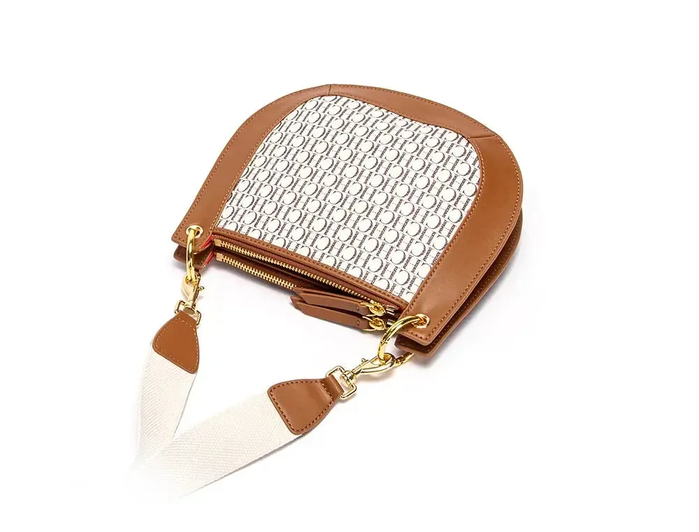 Fashion Simple Retro Women's New Crossbody Bag Letter Decoration Commuter Office Occasion Women's Hand Shoulder Bag