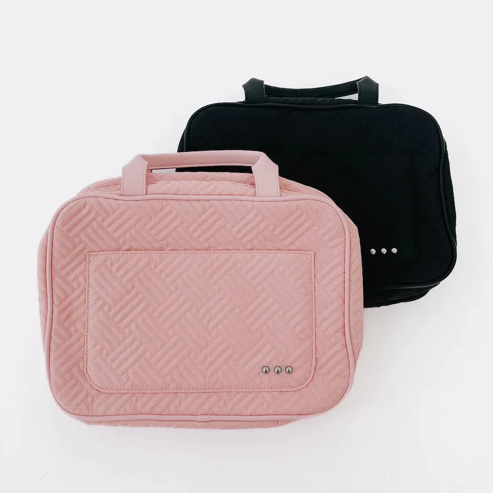 Flora Travel Toiletry Bag - Black