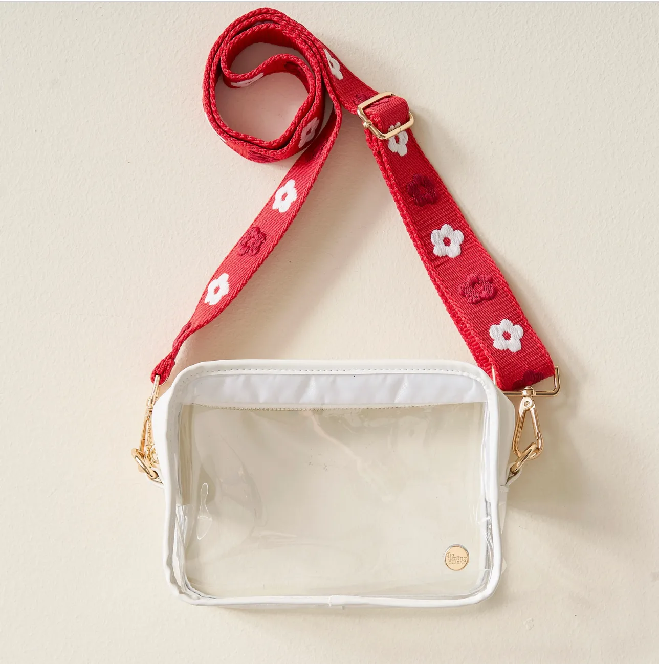 Floral Abundance Clear Crossbody with Flower Strap