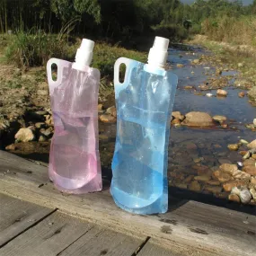 Foldable 1L Drinking Water Bottle Storage Bag