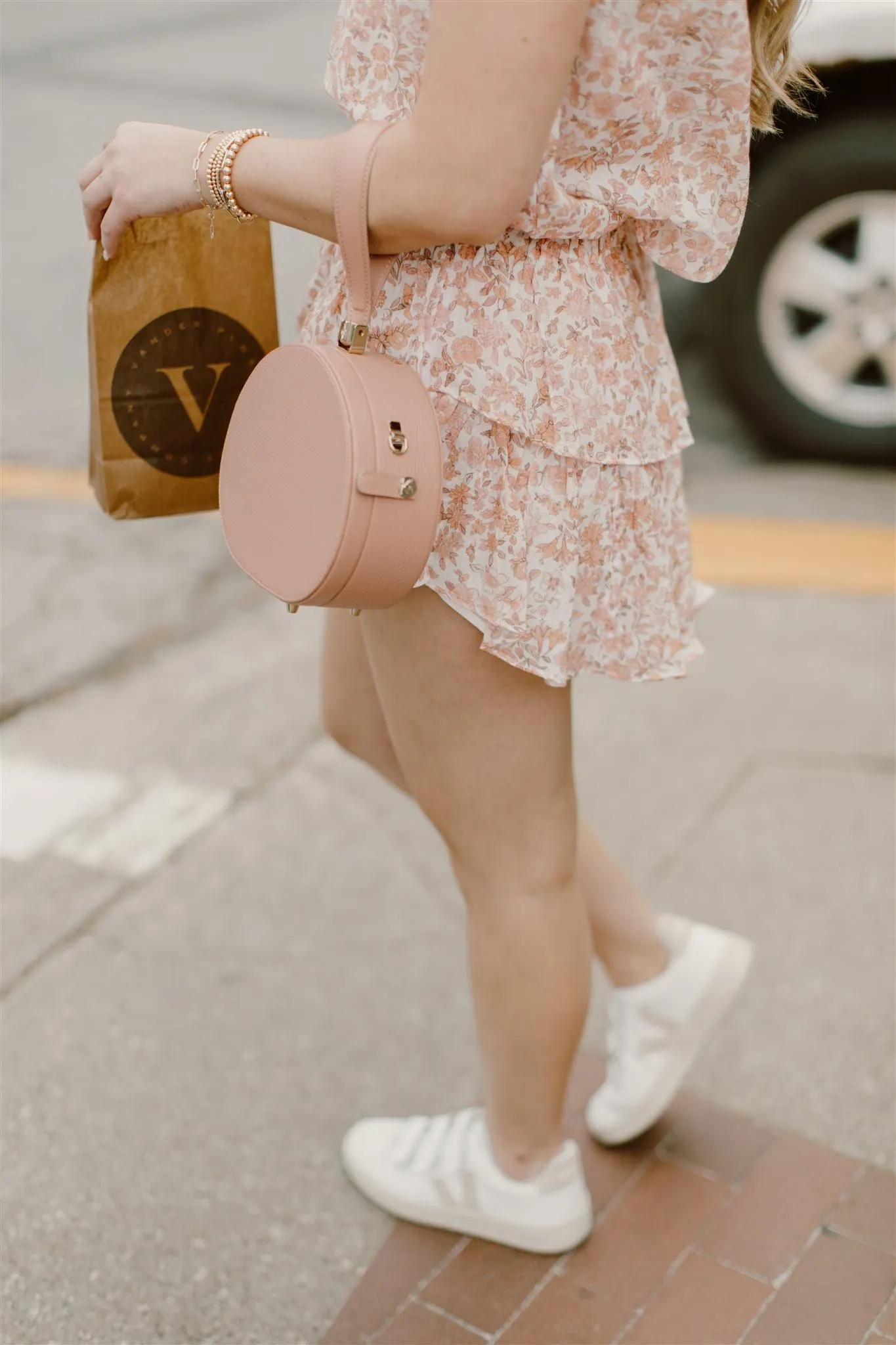 Freya - Mini Poppy Purse in Dusty Rose