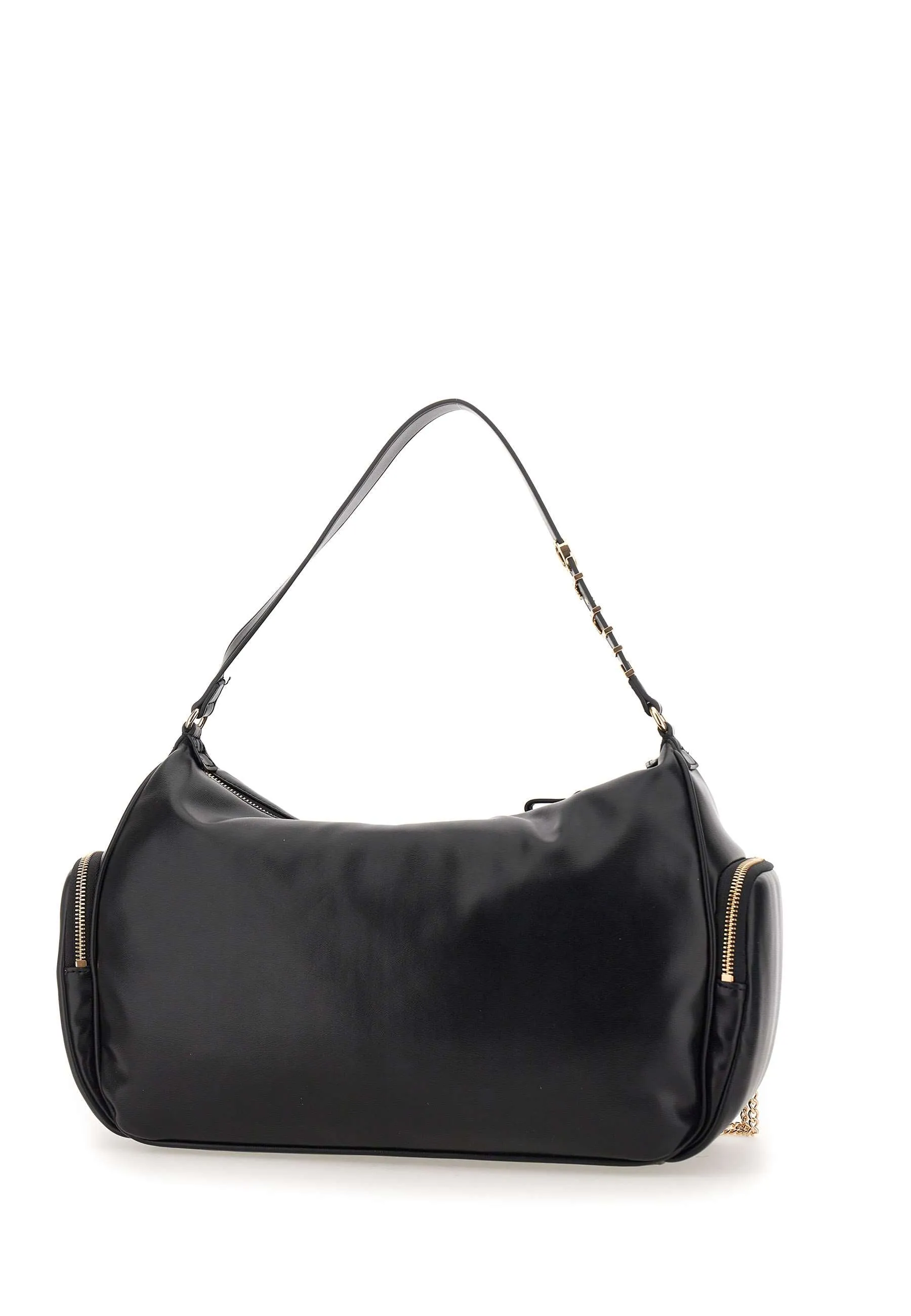 Garima Black Shoulder Bag with Gold Accents