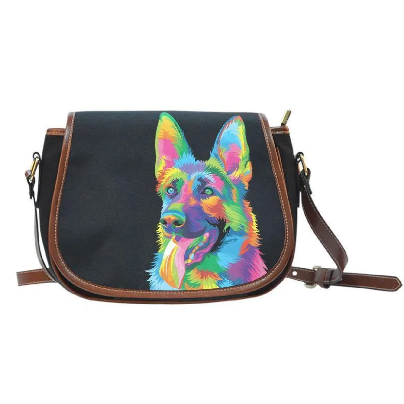 German Shepherd Saddle Bag