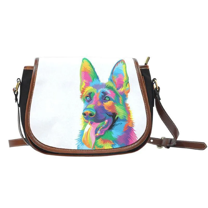 German Shepherd Saddle Bag