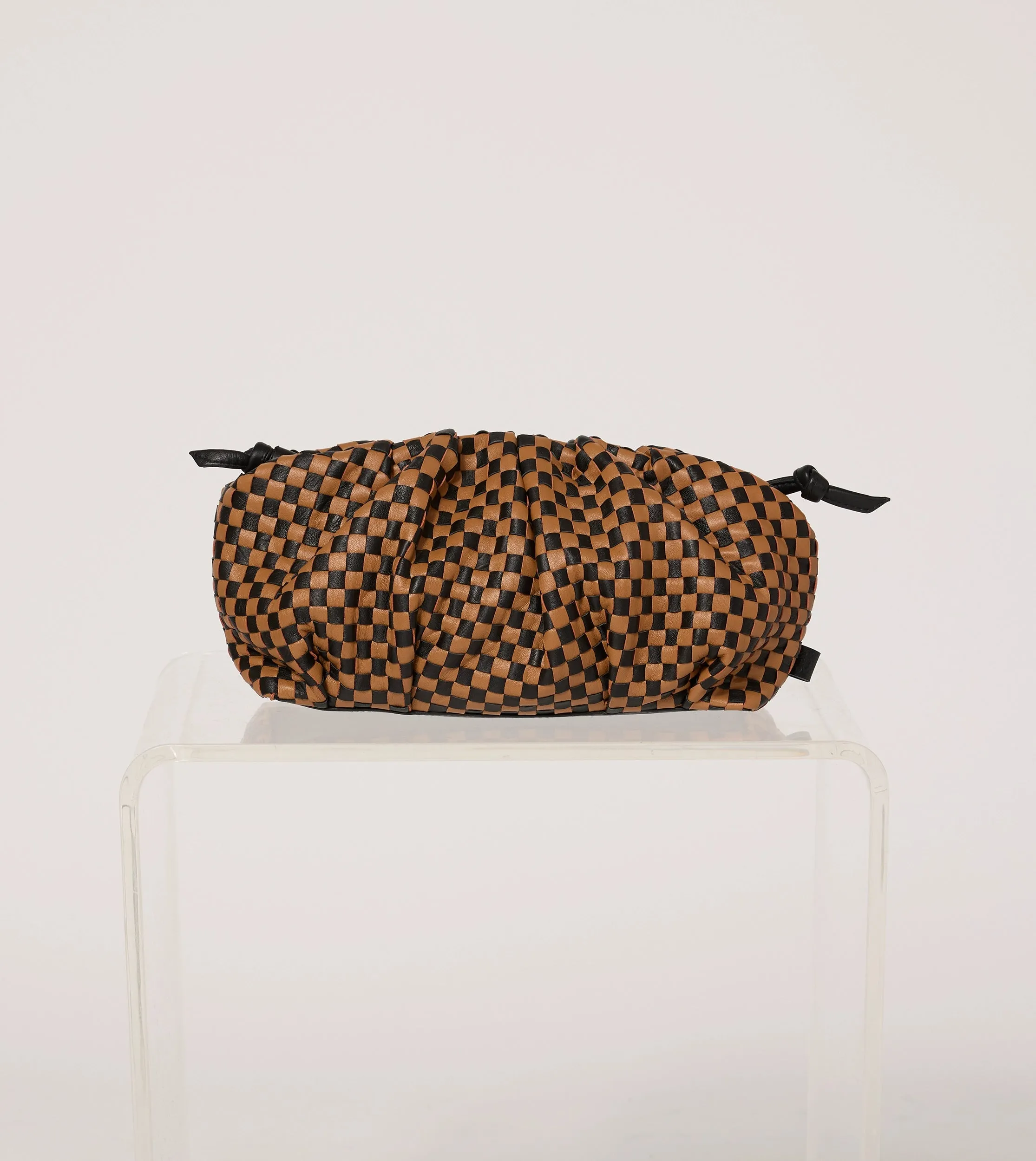 Gigi Woven Crossbody | Brown Multi