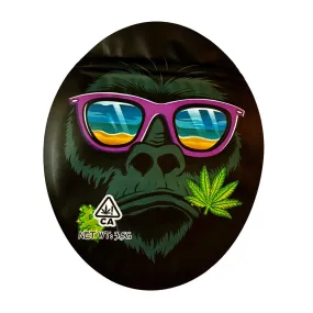 Gorilla Shades - Custom Shape Mylar Bags - 12 x 15cm - Pack of 8