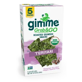 Grab & Go Teriyaki Seaweed Snacks - .14oz (5 Pack)