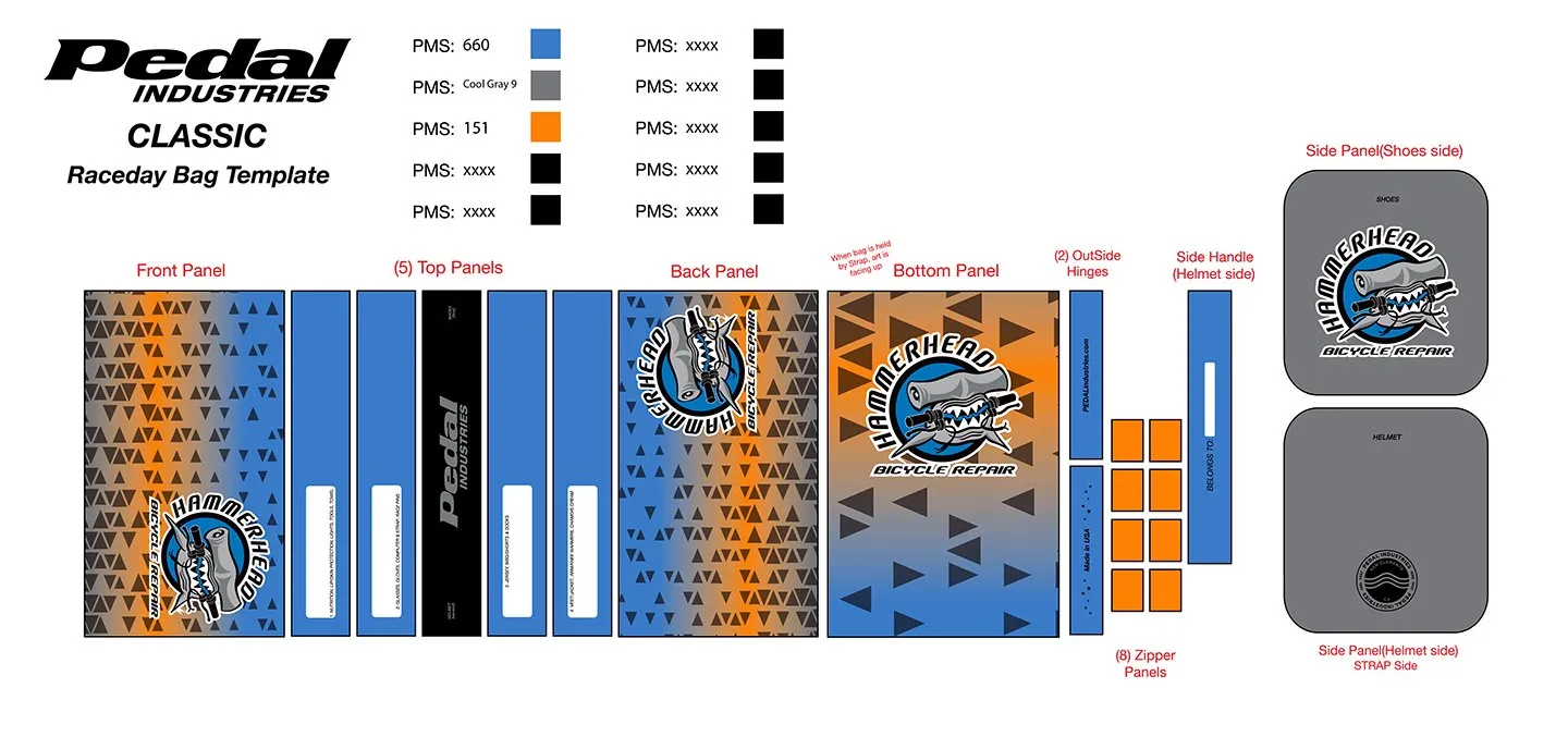 Hammerhead Cycling 08-2019 RACEDAY BAG