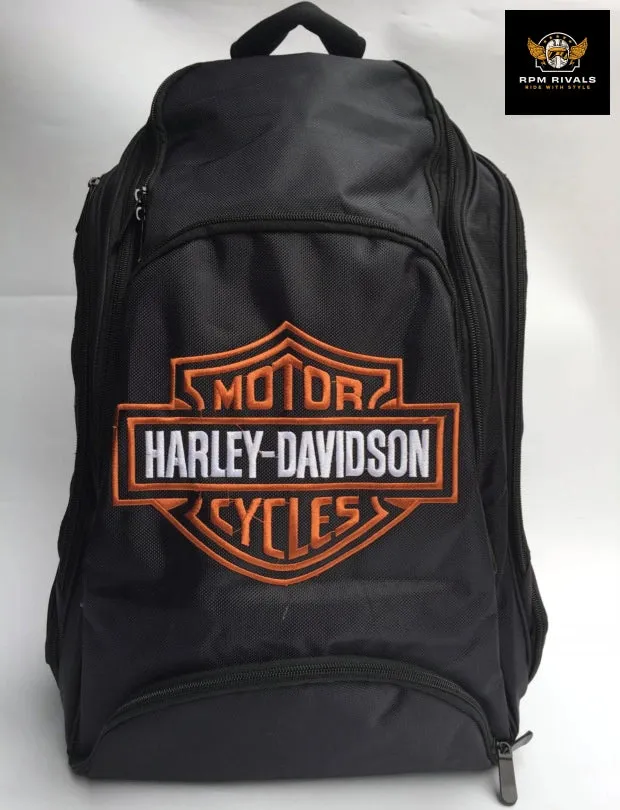 Harley-davidson Motorcycle Bag Waterproof Motorcycle Saddle Bag Motorcycle Backpack Reflective Multi-functional Tail Bag Luggage