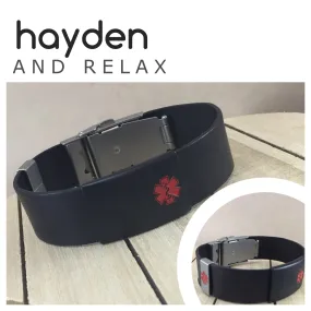 Hayden Genuine LeatherMedical Alert Bracelet