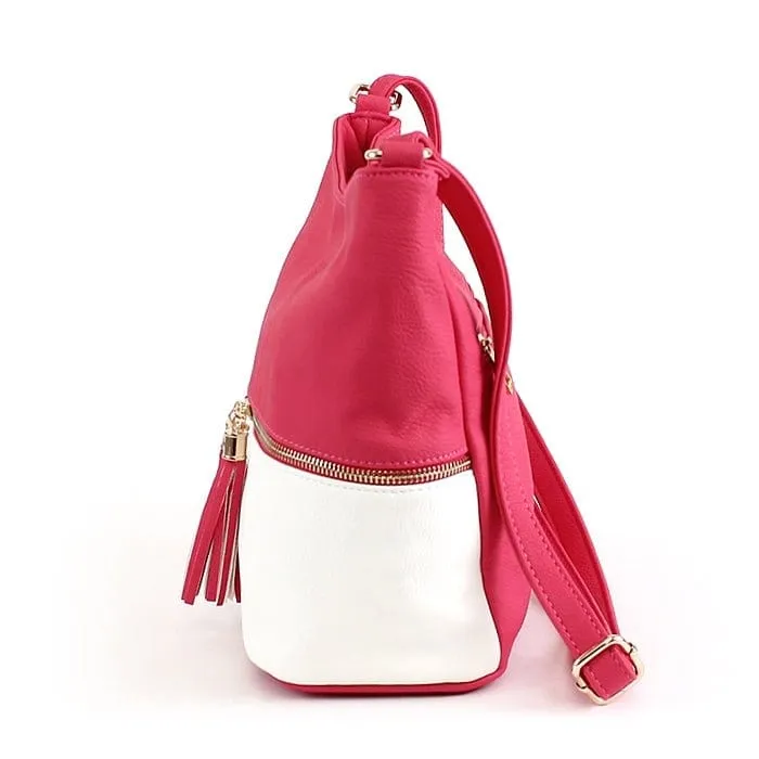 HB3016C Monogrammable Fashion Crossbody Bag With Tassel