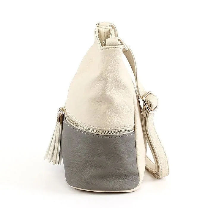 HB3016C Monogrammable Fashion Crossbody Bag With Tassel