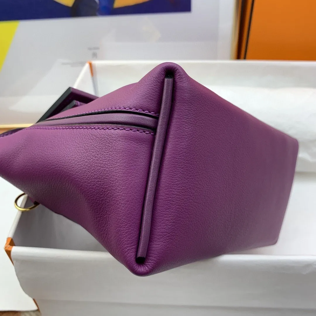 HM 24/24 Mini Evercolor Swift Purple For Women, Women’s Handbags, Shoulder Bag 8.2in/21cm