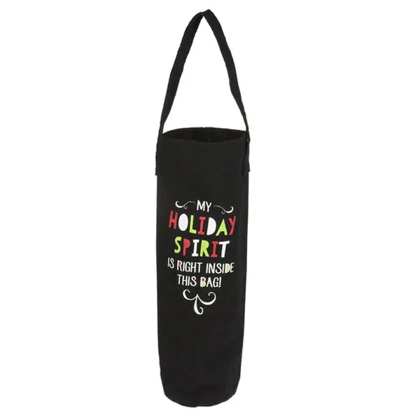 Holiday Humor Wine Bag - Spirit