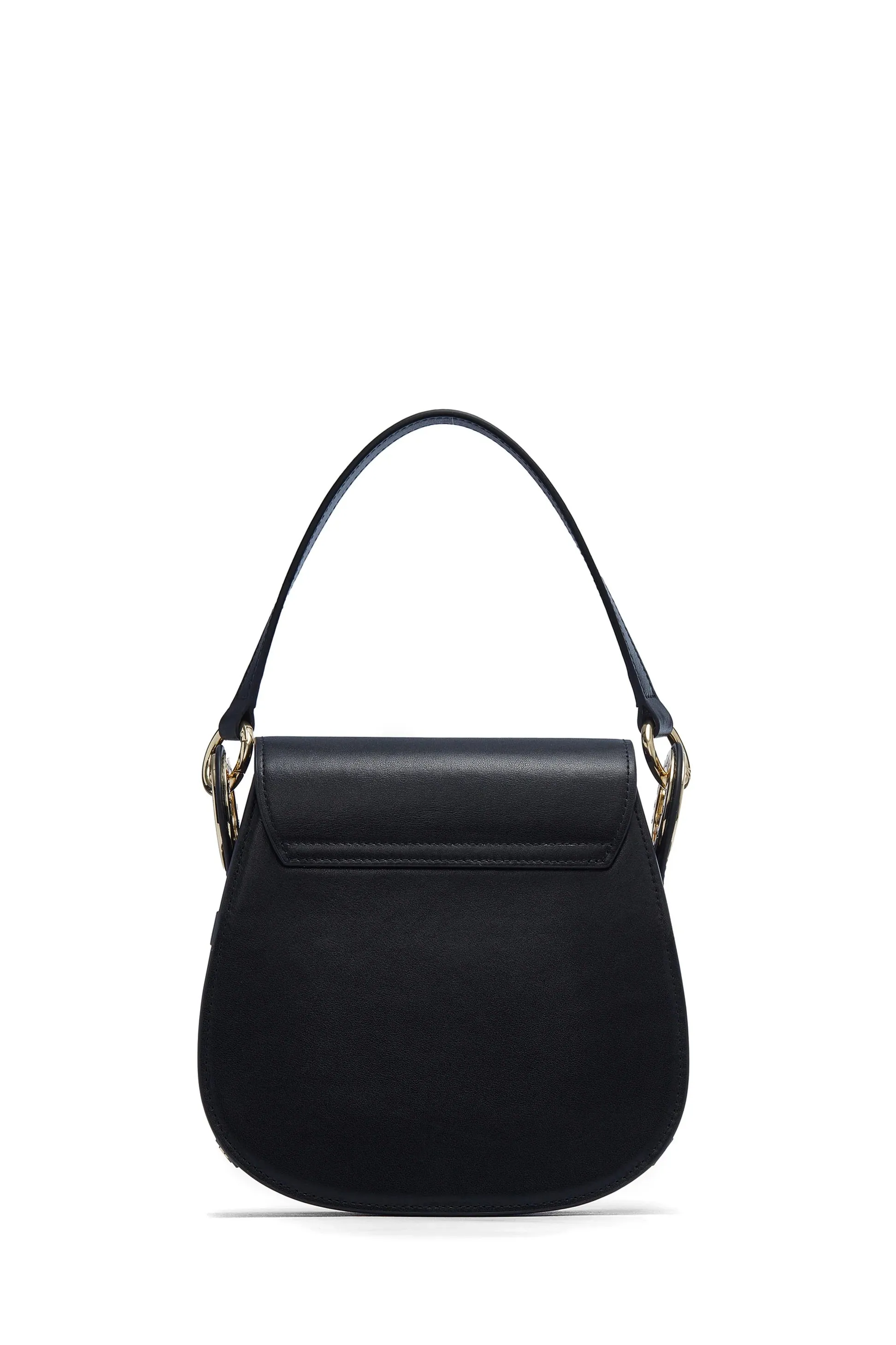 Holland Cooper Chelsea Saddle Bag in Soft Black