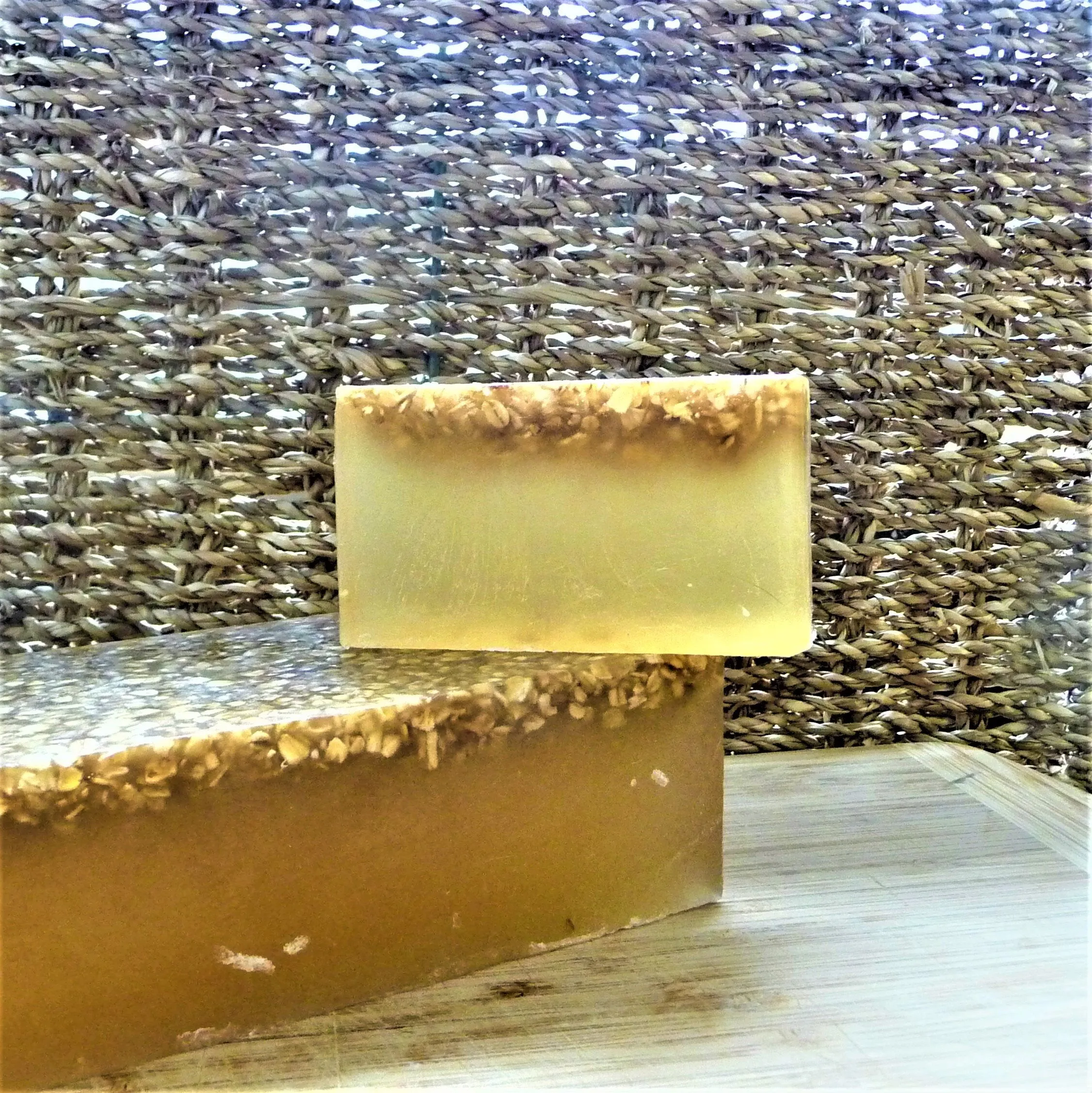 Honey & Oatmeal Soap Slice