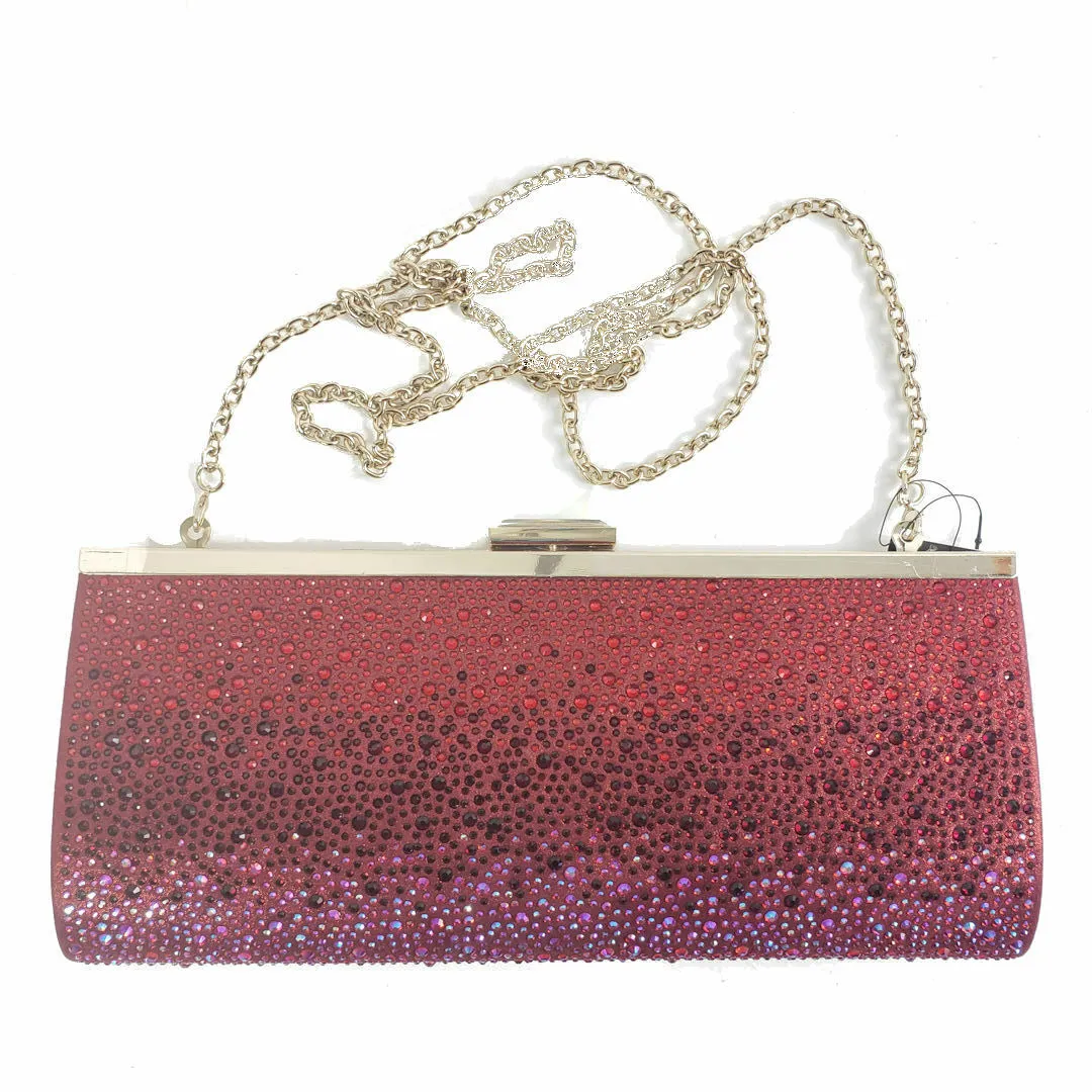 Inc Ombre, Rojo/Rosa Noche Bolso Cartera, Nuevo- mostrar título