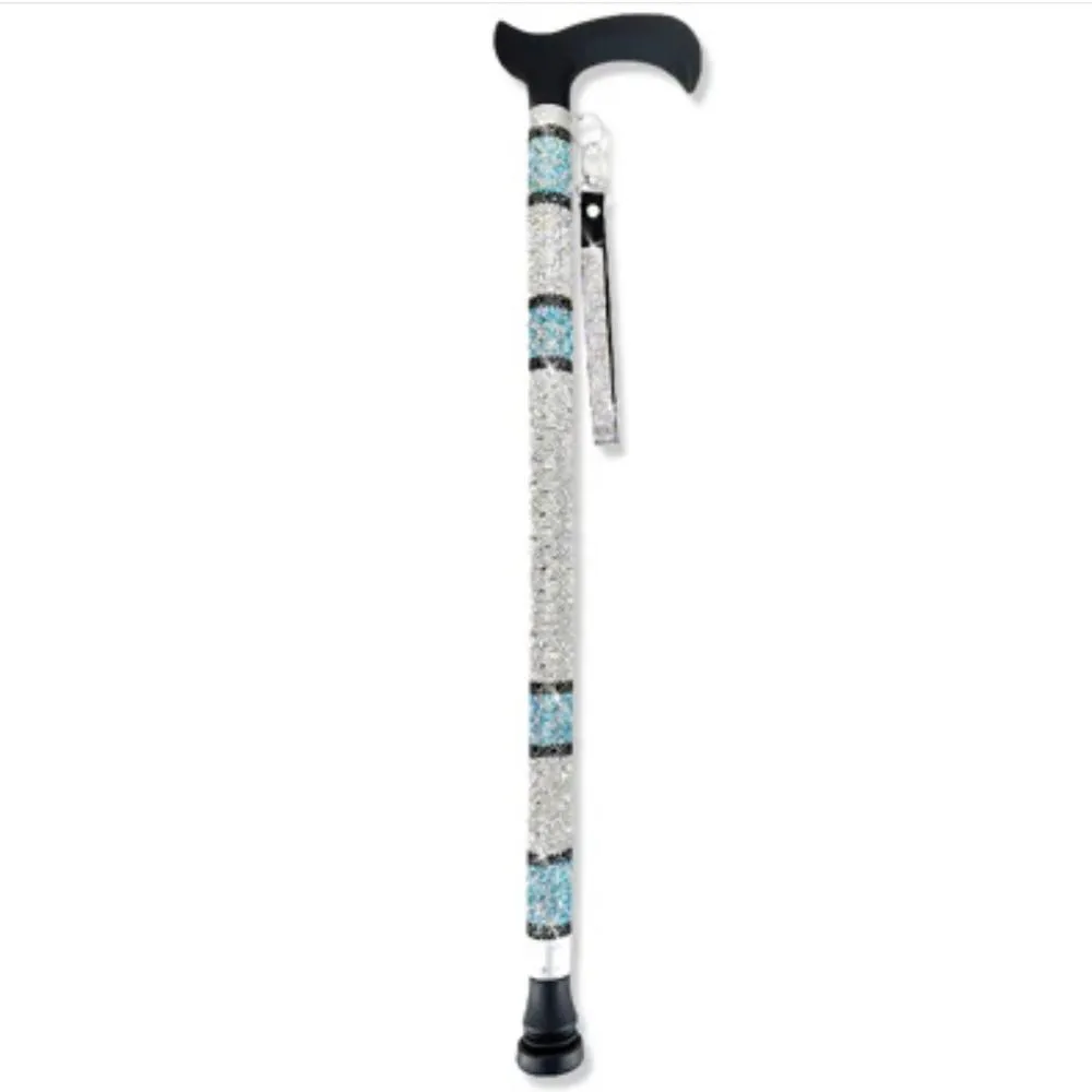 Jacqueline Kent "Sugar Cane" Lady kent Turquoise Adjustable Medical Cane