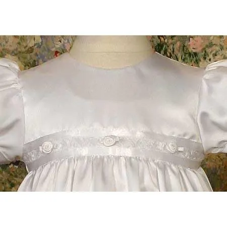 Jacqueline Satin Baptism Gown