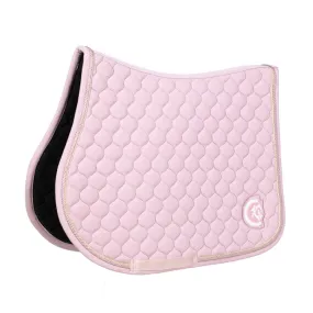 Kentucky Horsewear Saddle Pad Onion Quilt 3D Logo Showjump Light Pink