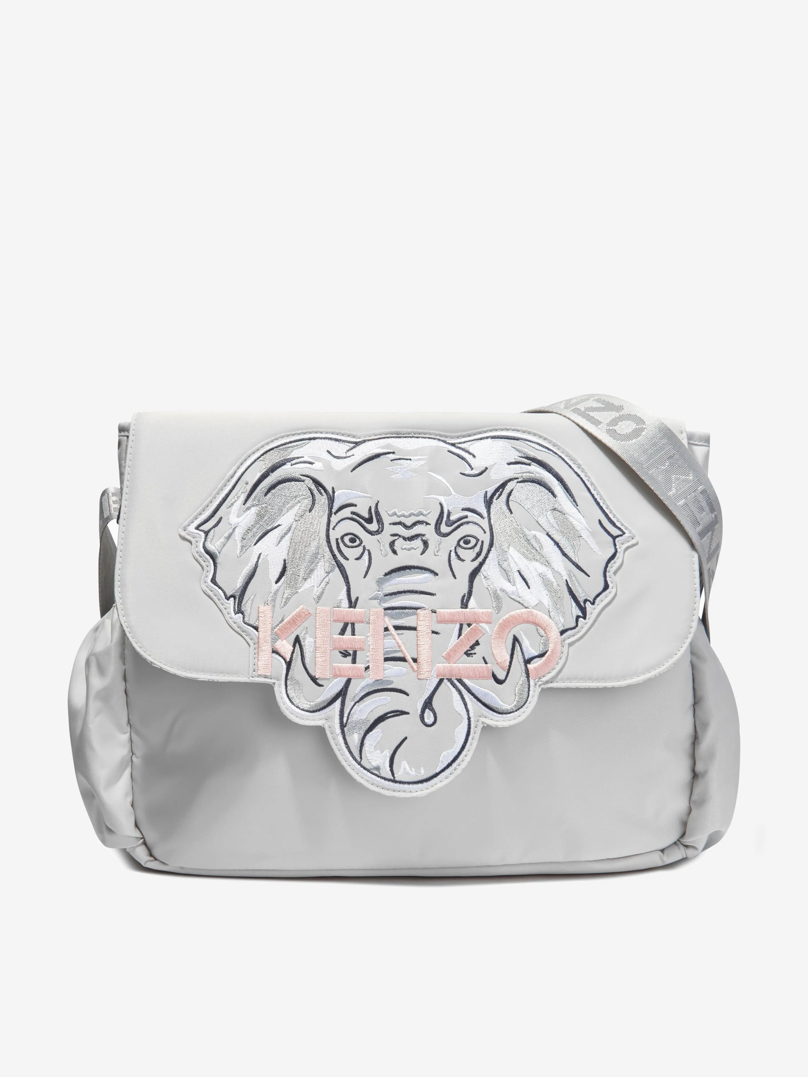 KENZO Baby Elephant Changing Bag in Grey