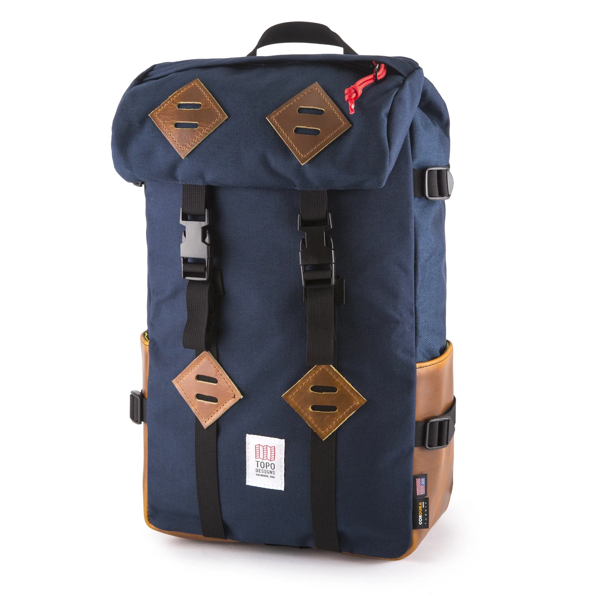 Klettersack Leather Navy/Leather