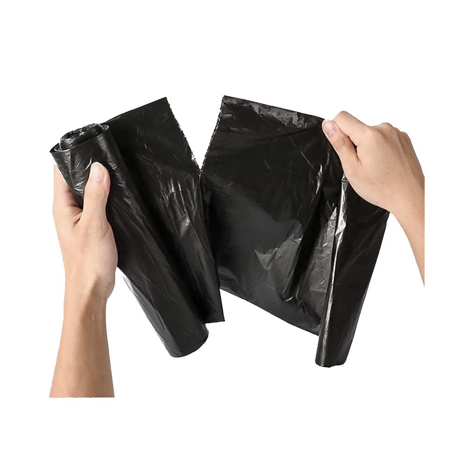 Kuber Industries (Small) Eco - Friendly Dustbin Bags - (180 Pcs) Leakproof | Odour Free | Strong Garbage Bags - For Trash And Waste - Dustbin Covers For Home And Office (19 x 17 Inches) (Black)