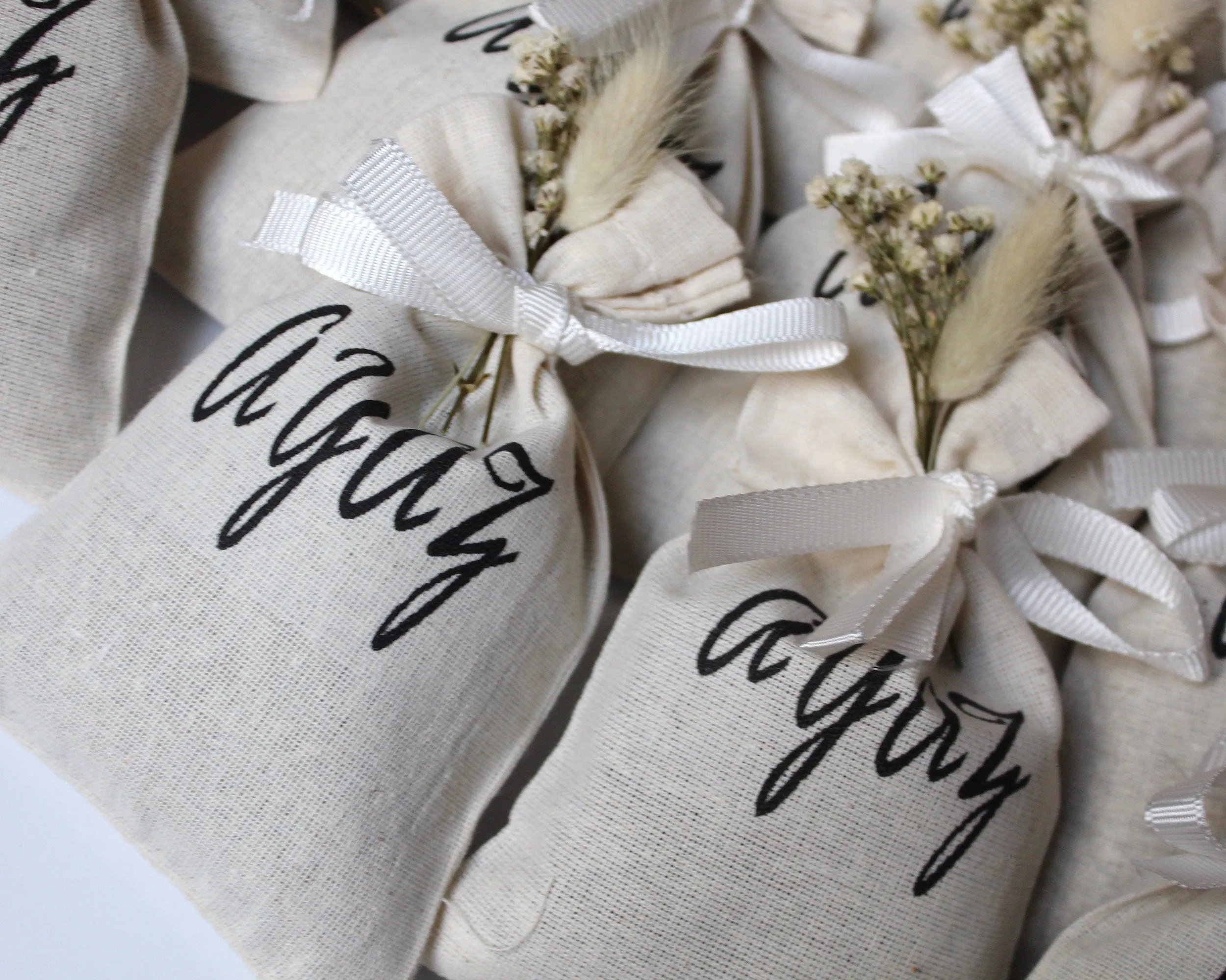 Lavender Sachet Bag Party Favors, Rustic Wedding Favors, Personalized Favors Bag, Boho Party Gift, Custom Lavender Bag, Bridal Shower Favors