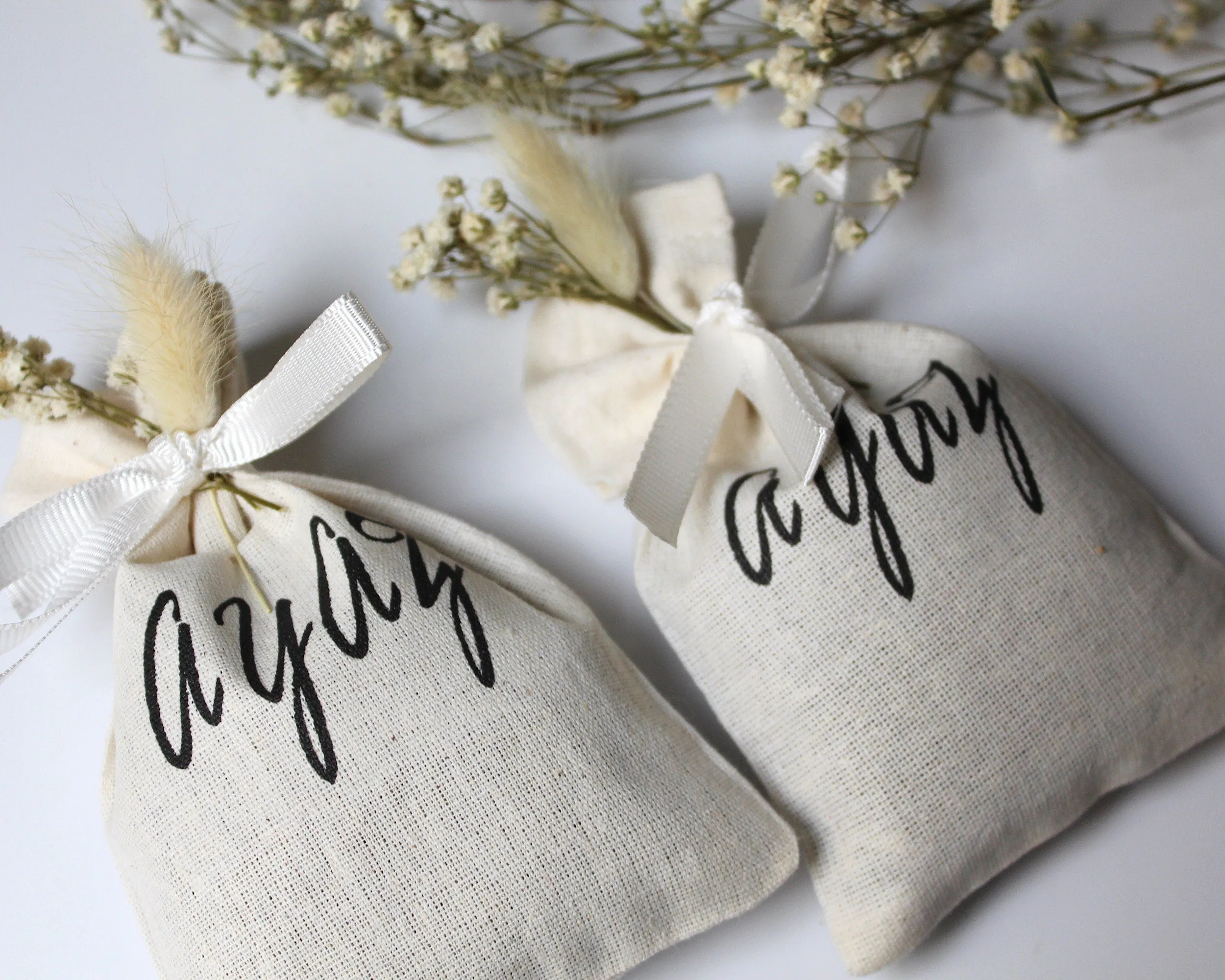 Lavender Sachet Bag Party Favors, Rustic Wedding Favors, Personalized Favors Bag, Boho Party Gift, Custom Lavender Bag, Bridal Shower Favors