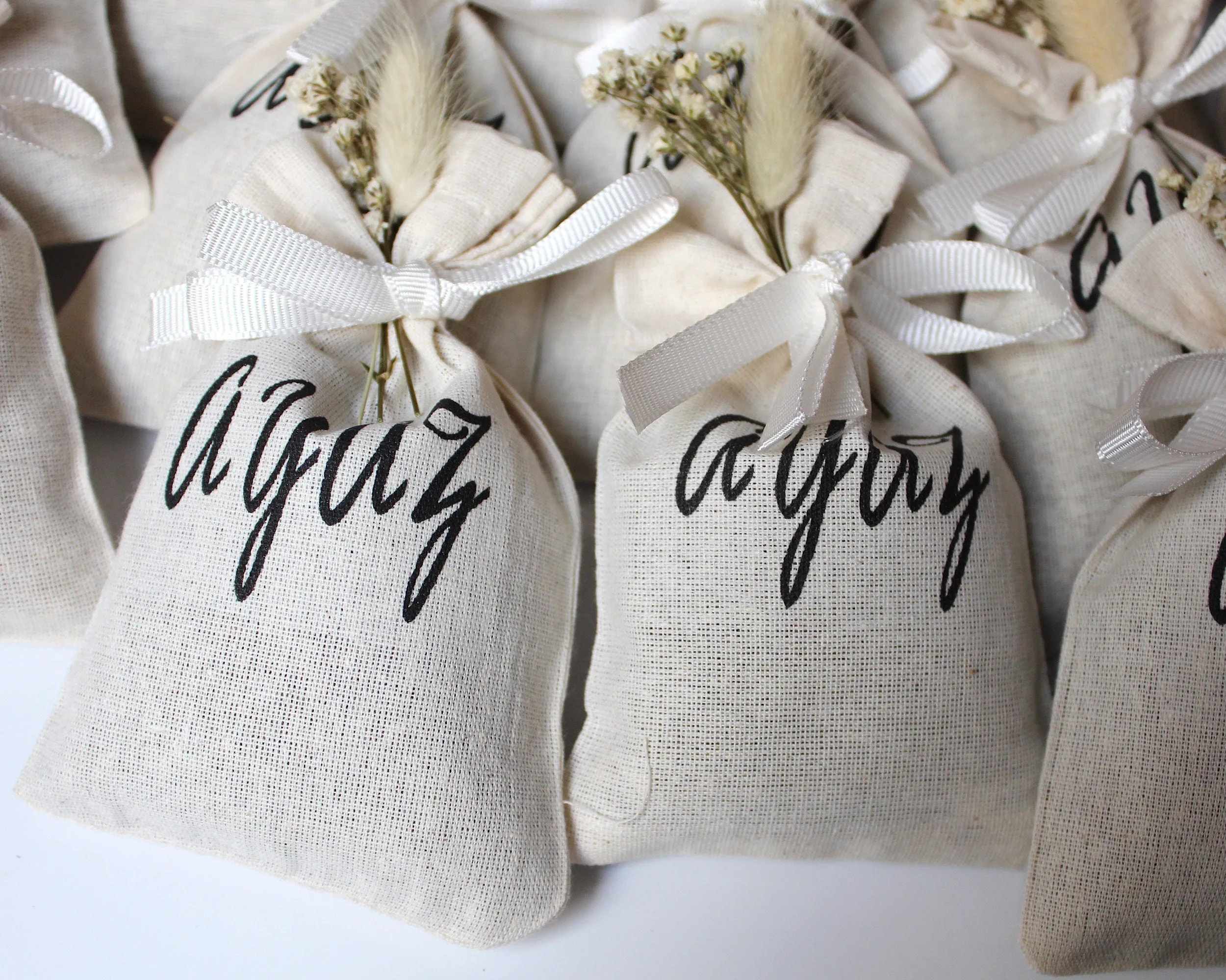 Lavender Sachet Bag Party Favors, Rustic Wedding Favors, Personalized Favors Bag, Boho Party Gift, Custom Lavender Bag, Bridal Shower Favors