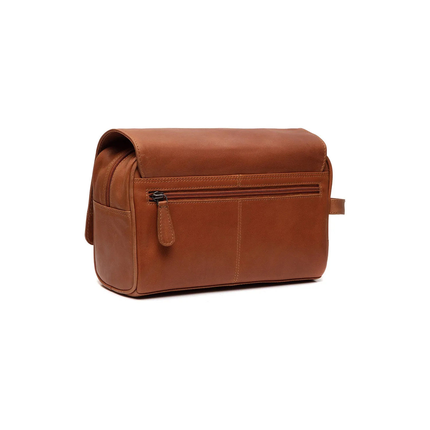 Leather Toiletry Bag Cognac Rosario