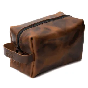 Leather Toiletry Bag for Men | Dopp Kit / Travel Pack