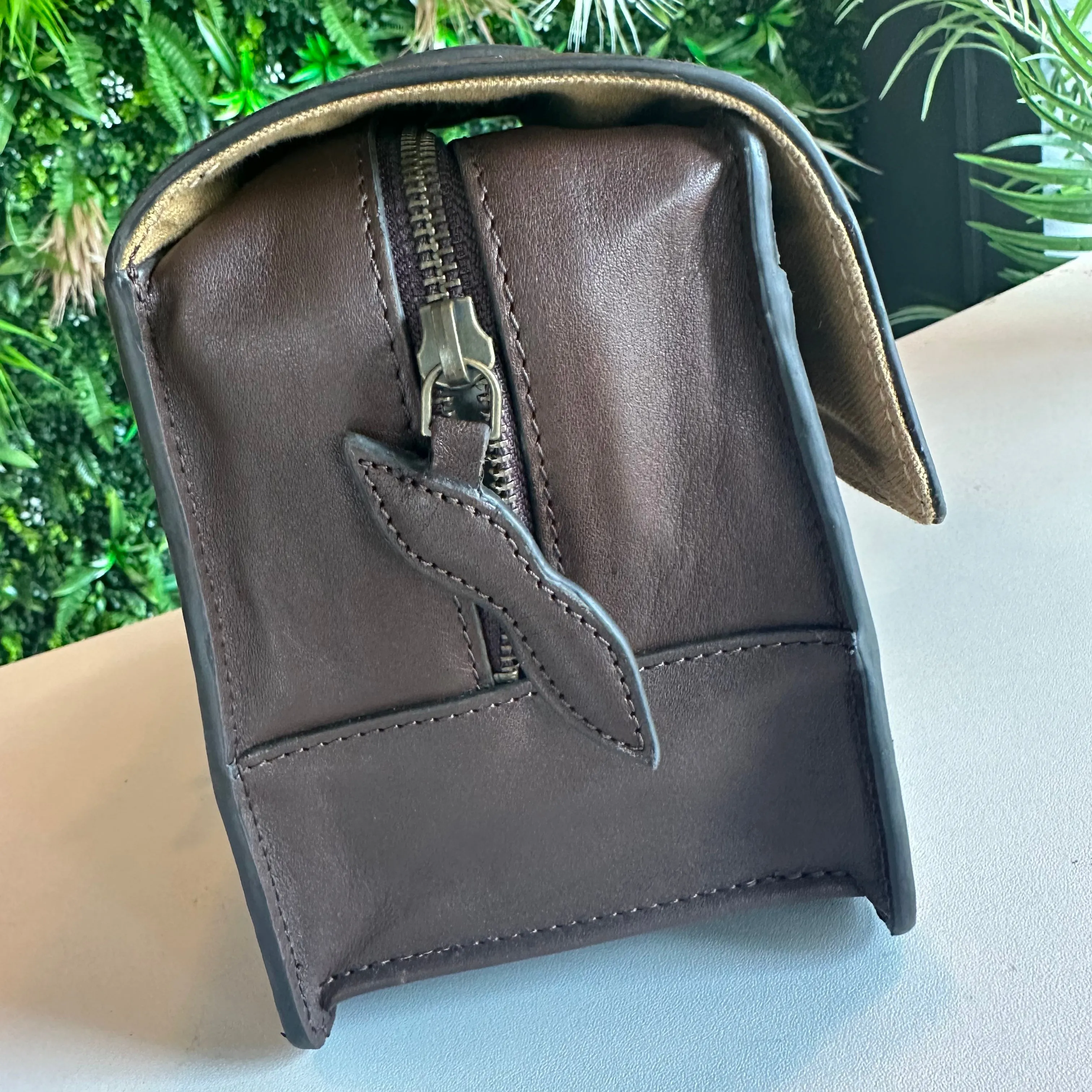 Leather Washbag