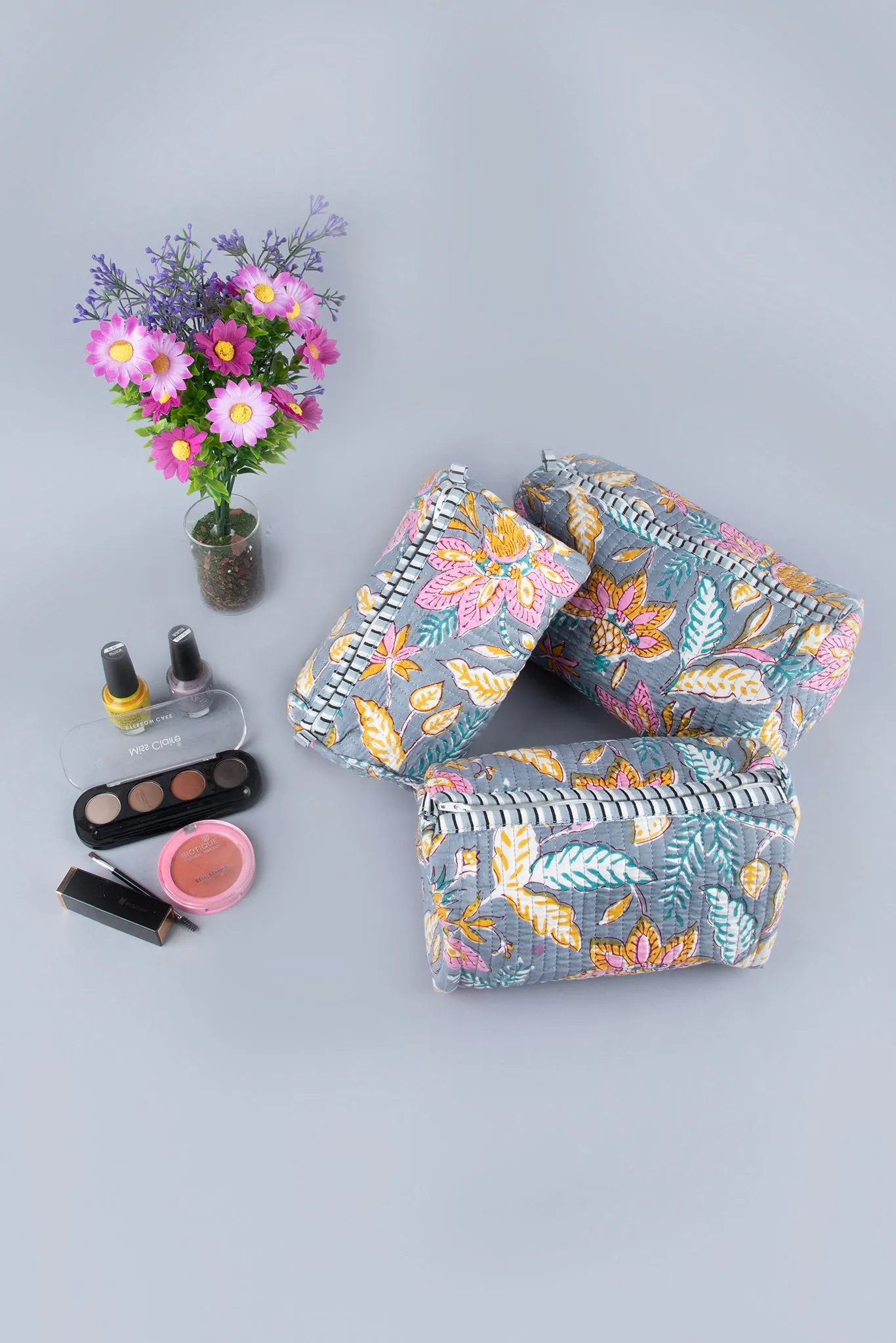 Lilly Quilted Pouches (Set of 3)