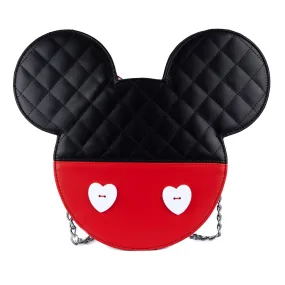 Loungefly Disney Mickey And Minnie Valentines Reversible Crossbody Bag Purse