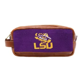 LSU Needlepoint Toiletry Bag